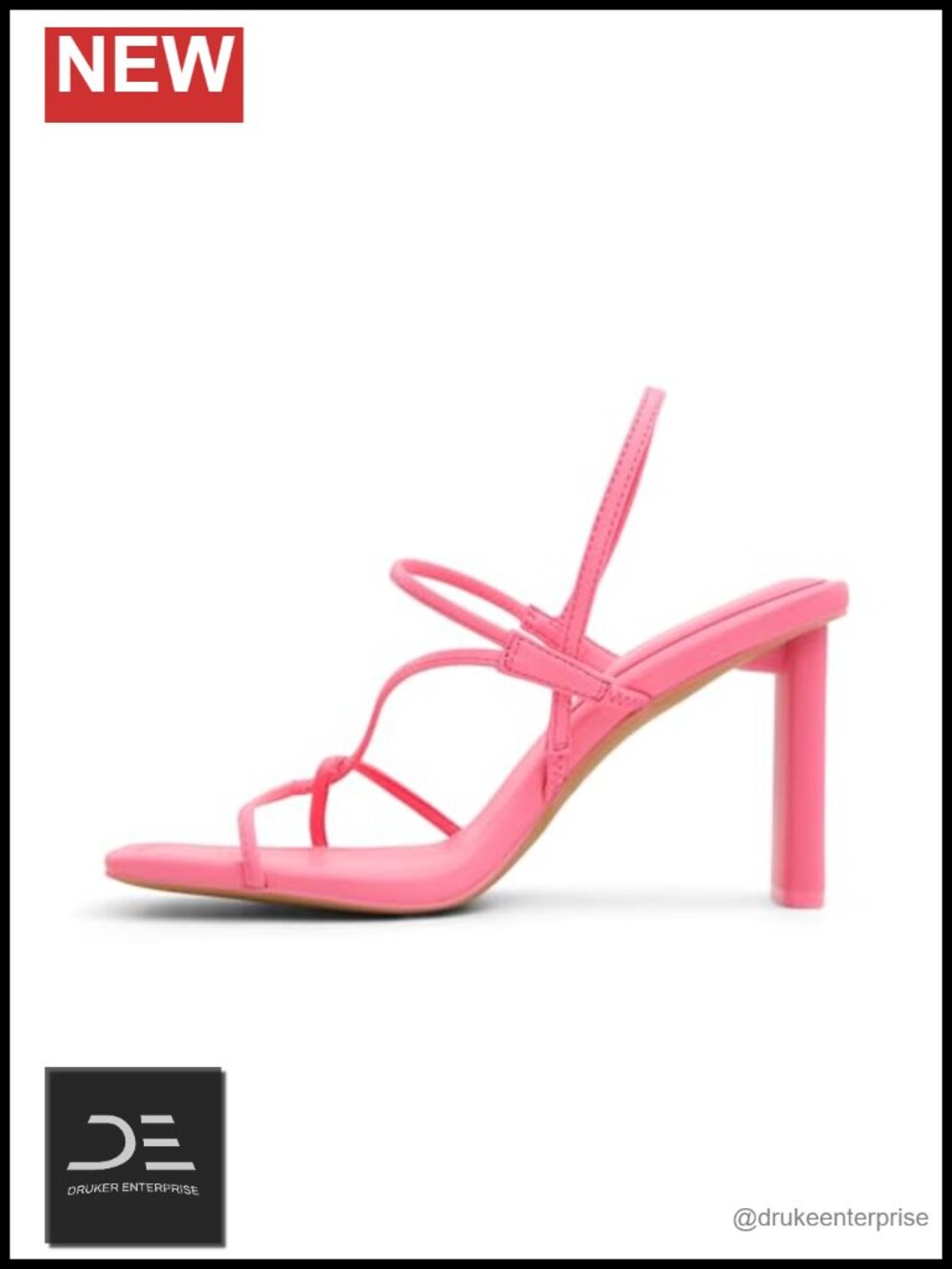 ALDO Women's Heeled Sandals Square Toe Slip On Block Heel